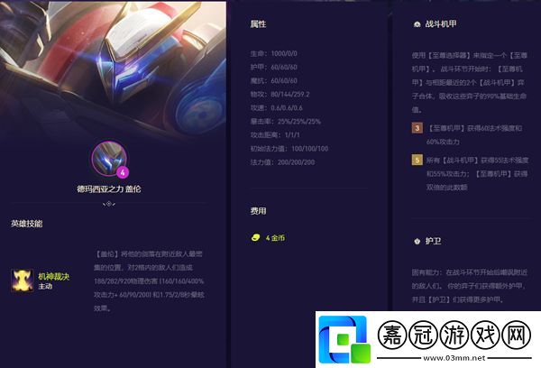 云頂之弈s8.5蓋倫裝備推薦，s8.5蓋倫最強出裝/羈絆攻略