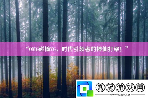 “OMG碰撞VG-時(shí)代引領(lǐng)者的神仙打架！”