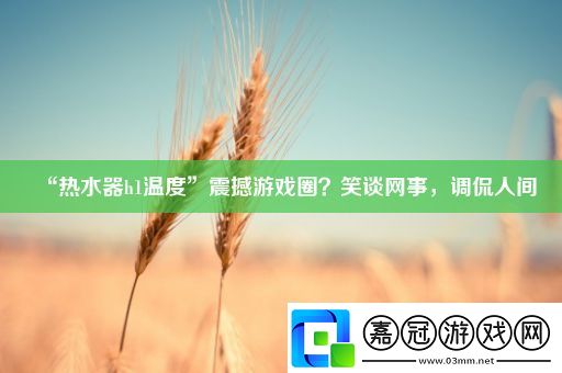 “熱水器h1溫度”震撼游戲圈-笑談事-調侃人間