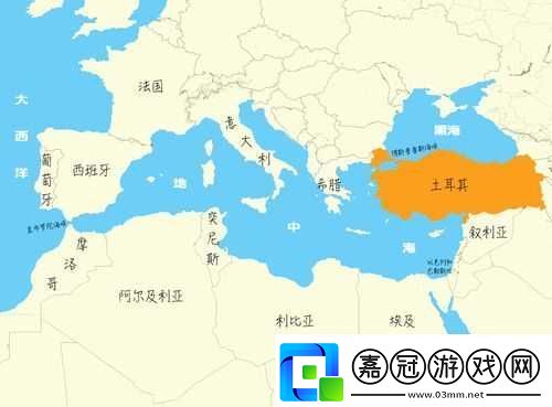 黎明之海東地中海隱秘寶物探秘之旅：位置覽全解析