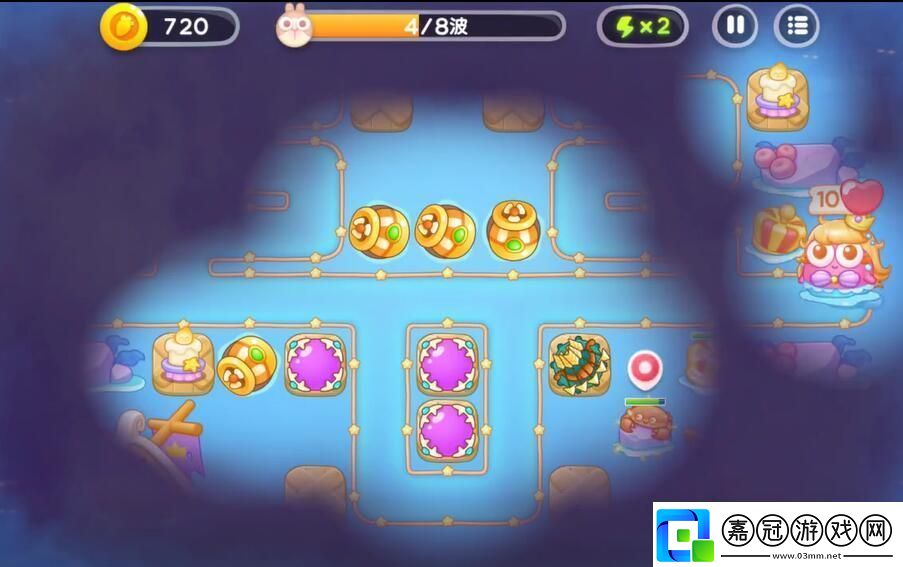 保衛(wèi)蘿卜4海的閨女第67關(guān)怎么通關(guān)