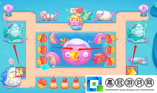 保衛(wèi)蘿卜4海的閨女第120關(guān)攻略