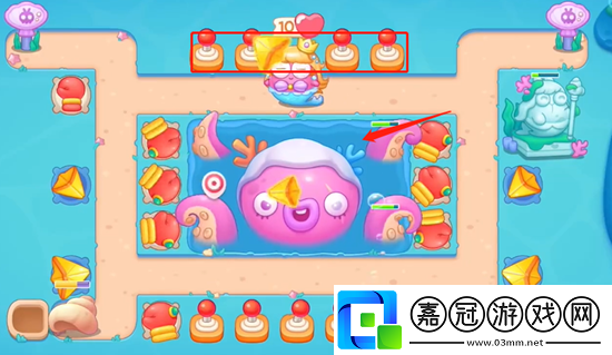 保衛(wèi)蘿卜4海的閨女第120關(guān)攻略