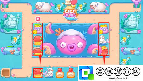 保衛(wèi)蘿卜4海的閨女第120關(guān)攻略