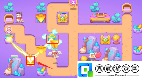保衛(wèi)蘿卜4阿波與魔法寶藏第二關攻略！
