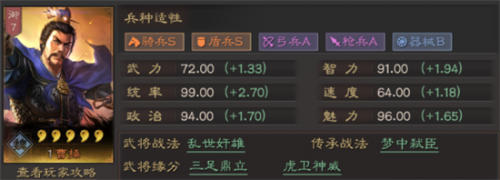 三國志戰(zhàn)略版里曹操搭配啥技能厲害-三國志戰(zhàn)略版曹操最強陣容搭配推薦