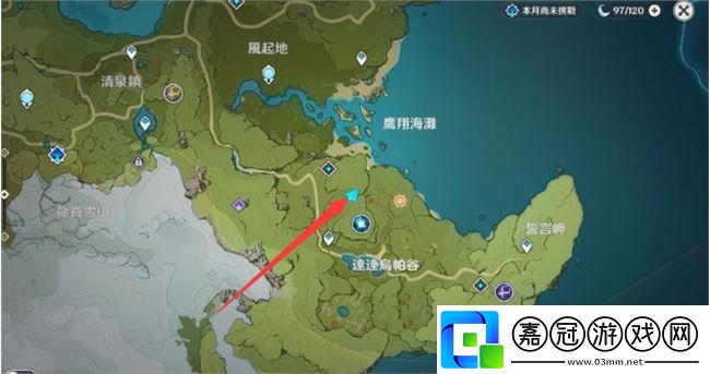 原神蒙德地靈龕哪里有