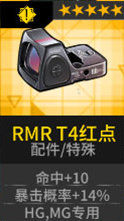少女前線備用瞄具RMRT4紅點怎么樣