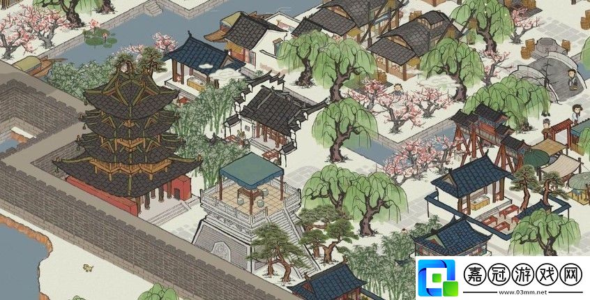 江南百景圖全綠布局怎么弄