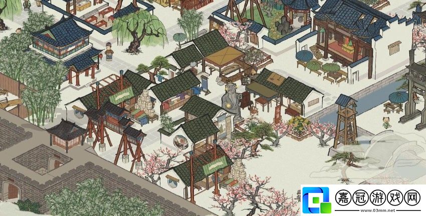 江南百景圖全綠布局怎么弄