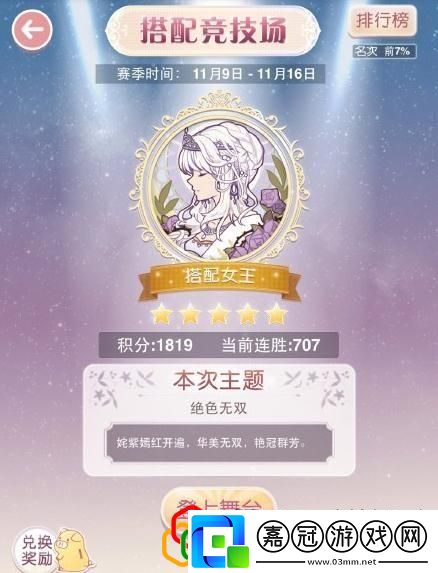 奇跡暖暖搭配競技場攻略2023