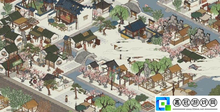 江南百景圖全綠布局怎么弄
