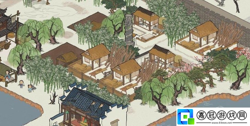 江南百景圖全綠布局怎么弄