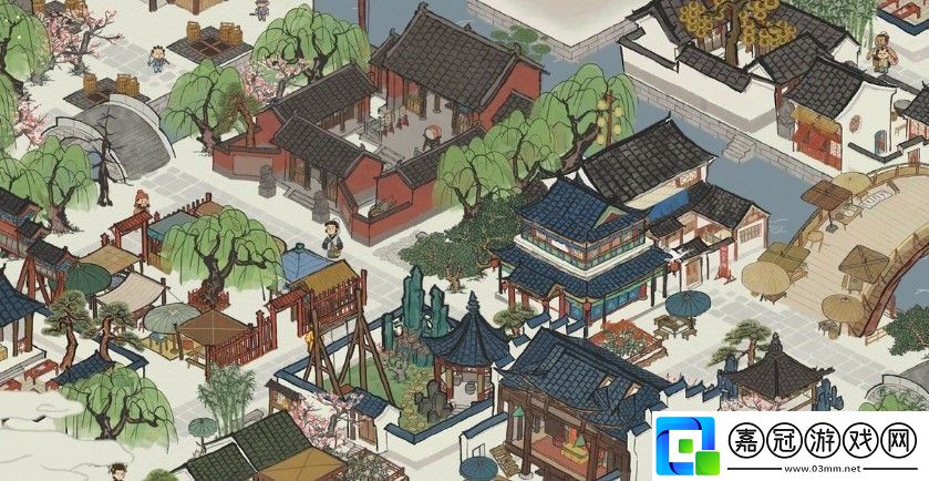 江南百景圖全綠布局怎么弄