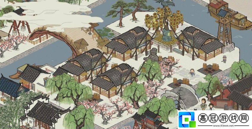 江南百景圖全綠布局怎么弄
