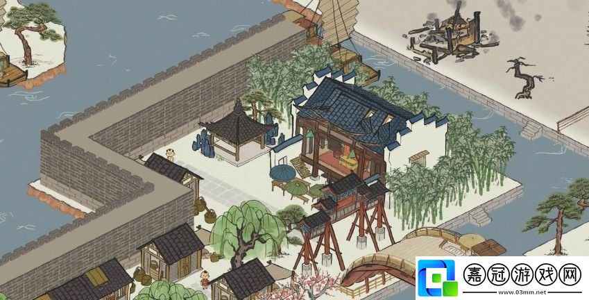 江南百景圖全綠布局怎么弄