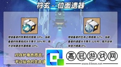 符玄遺器搭配方法介紹
