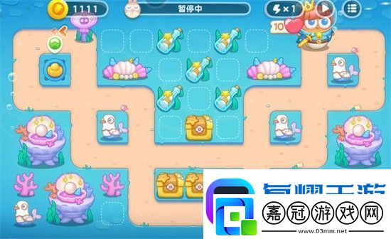 保衛蘿卜4海的閨女第100關攻略-海的閨女第100關無傷全清金蘿卜攻略