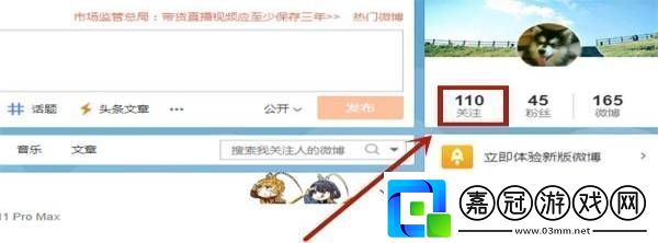 微博隱私關注教程微博怎么設置不讓別人看到我的關注