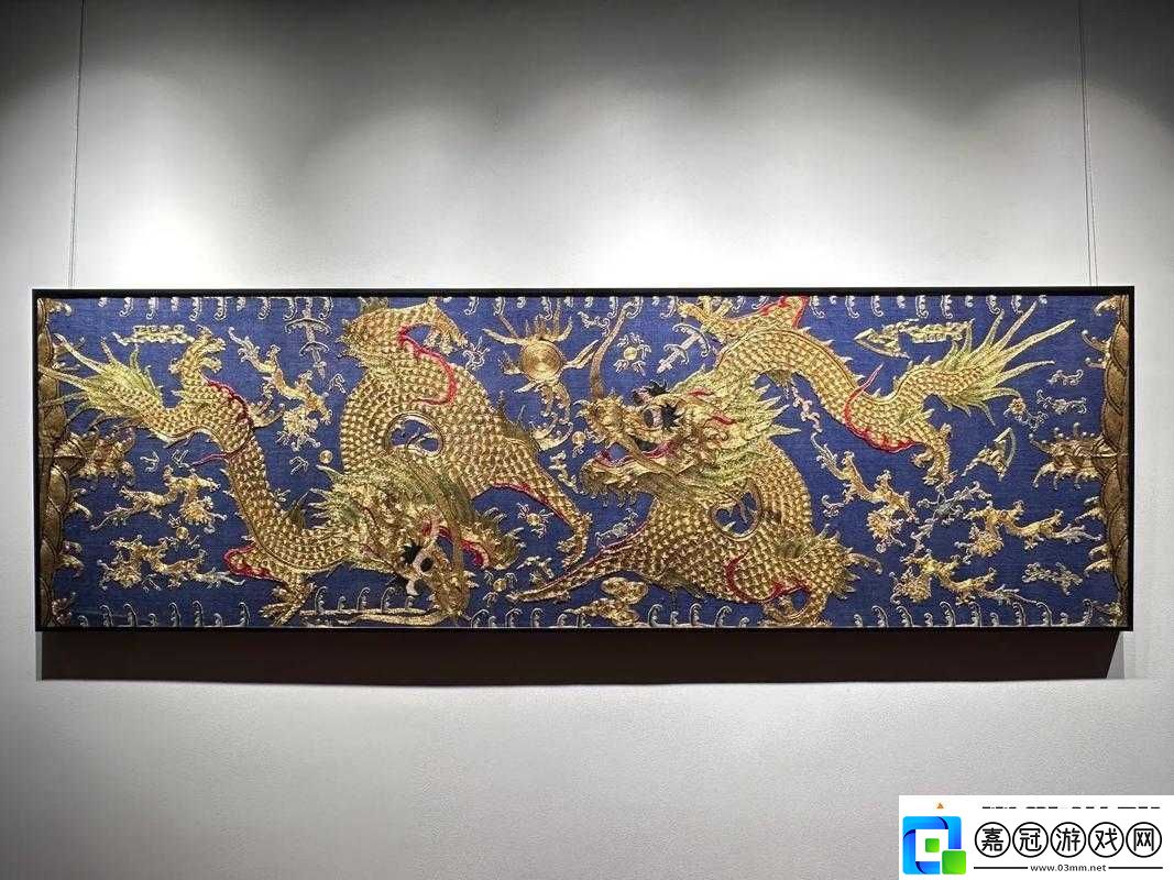 佛帳潮繡凸浮雙龍耳帳