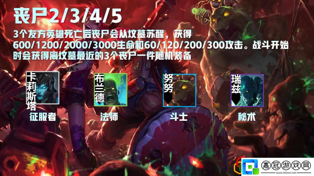 云頂之弈s5金鏟子怎么合成喪尸