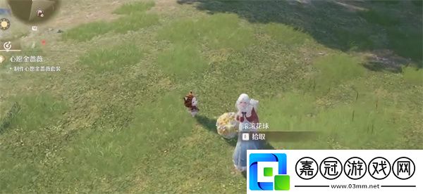無限暖暖滾滾花球在哪