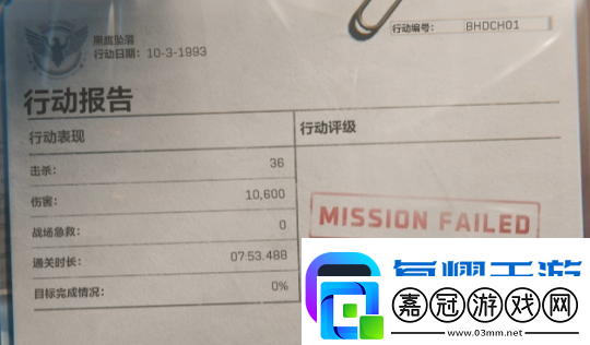 三角洲行動“黑鷹墜落”關卡有點難