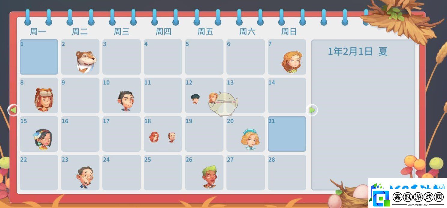 波西亞時光全NPC生日及特點介紹
