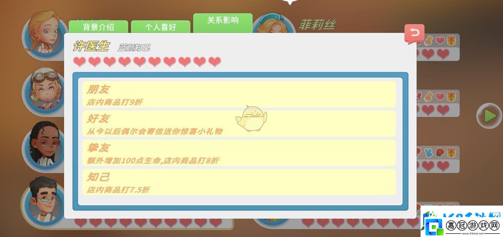 波西亞時光全NPC生日及特點介紹