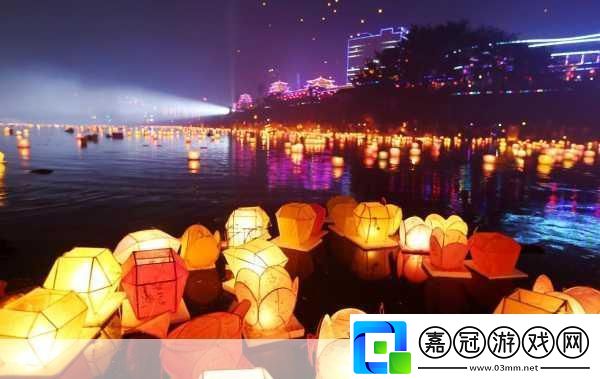 江南百景圖中元節(jié)河燈