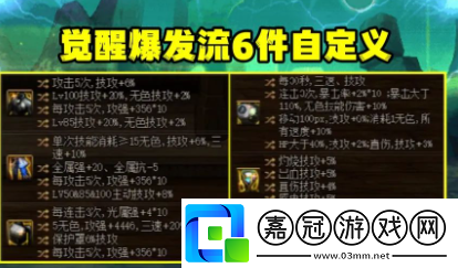 dnf覺醒流裝備怎么搭配