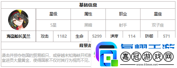 第七史詩海盜船長芙蘭好用嗎