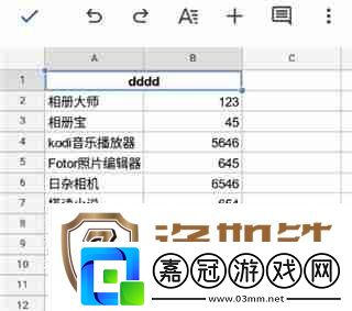 谷歌表格怎么合并單元格