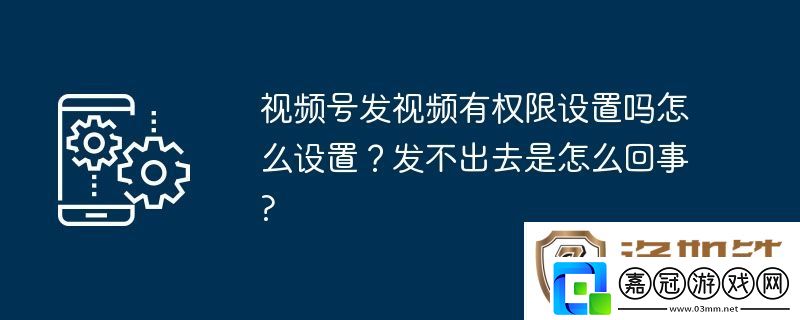 視頻號發(fā)視頻有權(quán)限設(shè)置嗎怎么設(shè)置-發(fā)不出去是怎么回事