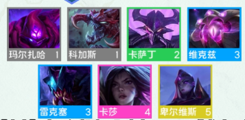 云頂之弈S9虛空羈絆效果弈子一覽