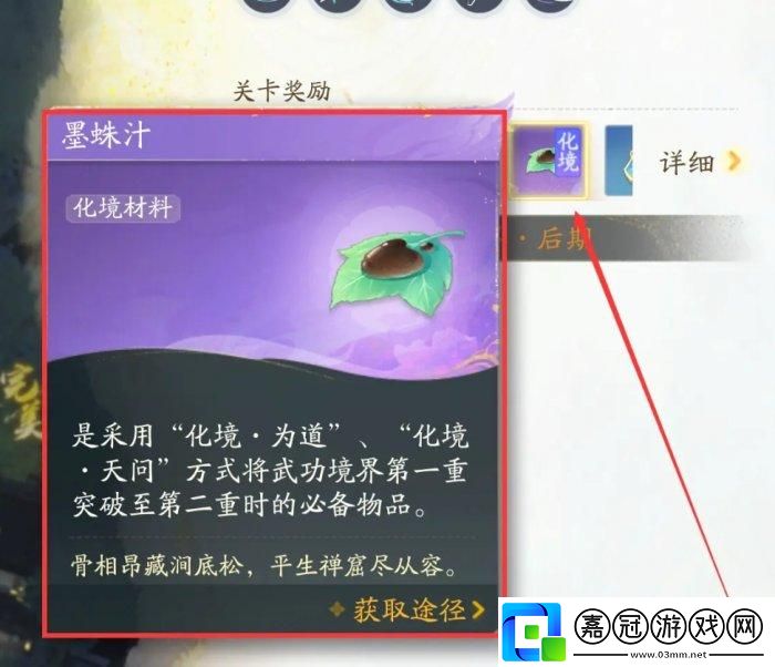 射雕天問化境怎么突破