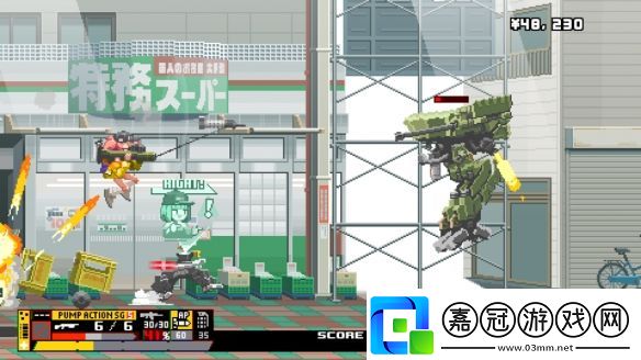 射擊游戲硝基特快化身美少女在東京街道對戰(zhàn)敵人